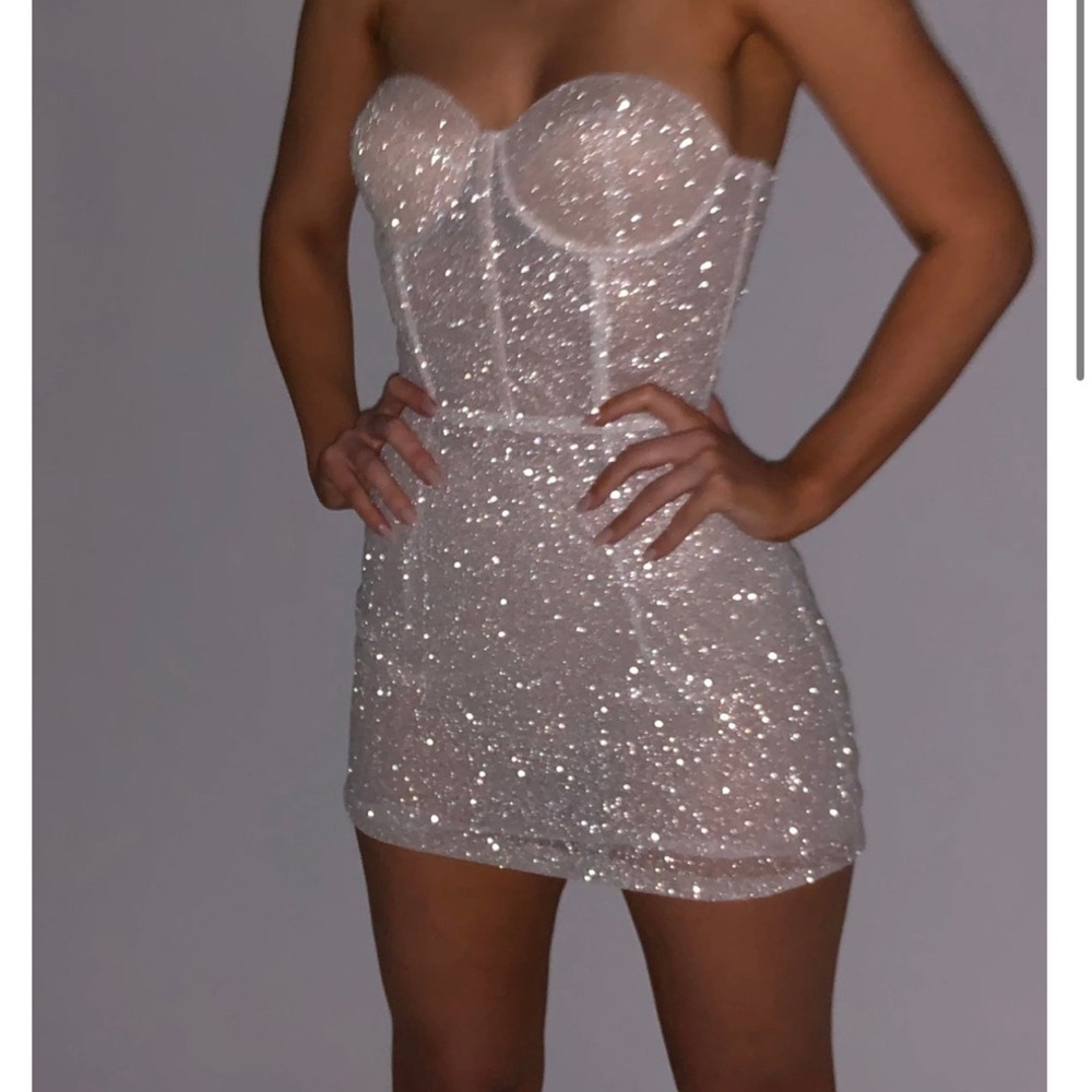 Seraphina Collection Angelica/Champagne dress Size 8